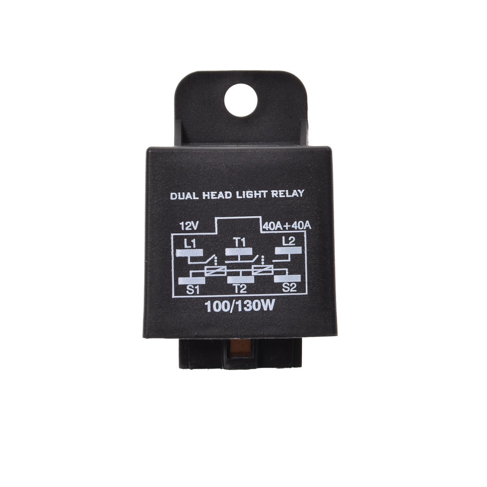 Uno Minda TD-2001 DUAL HEADLIGHT RELAY - W/O WIRE - 12V/ 30A For-UNIVERSAL-UNIVERSAL Set of 1